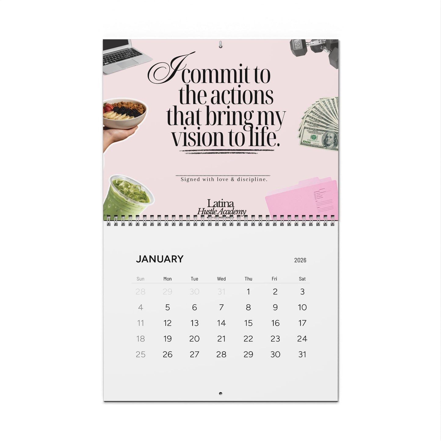 A year of Aligned Action Wall Calendar (2026)