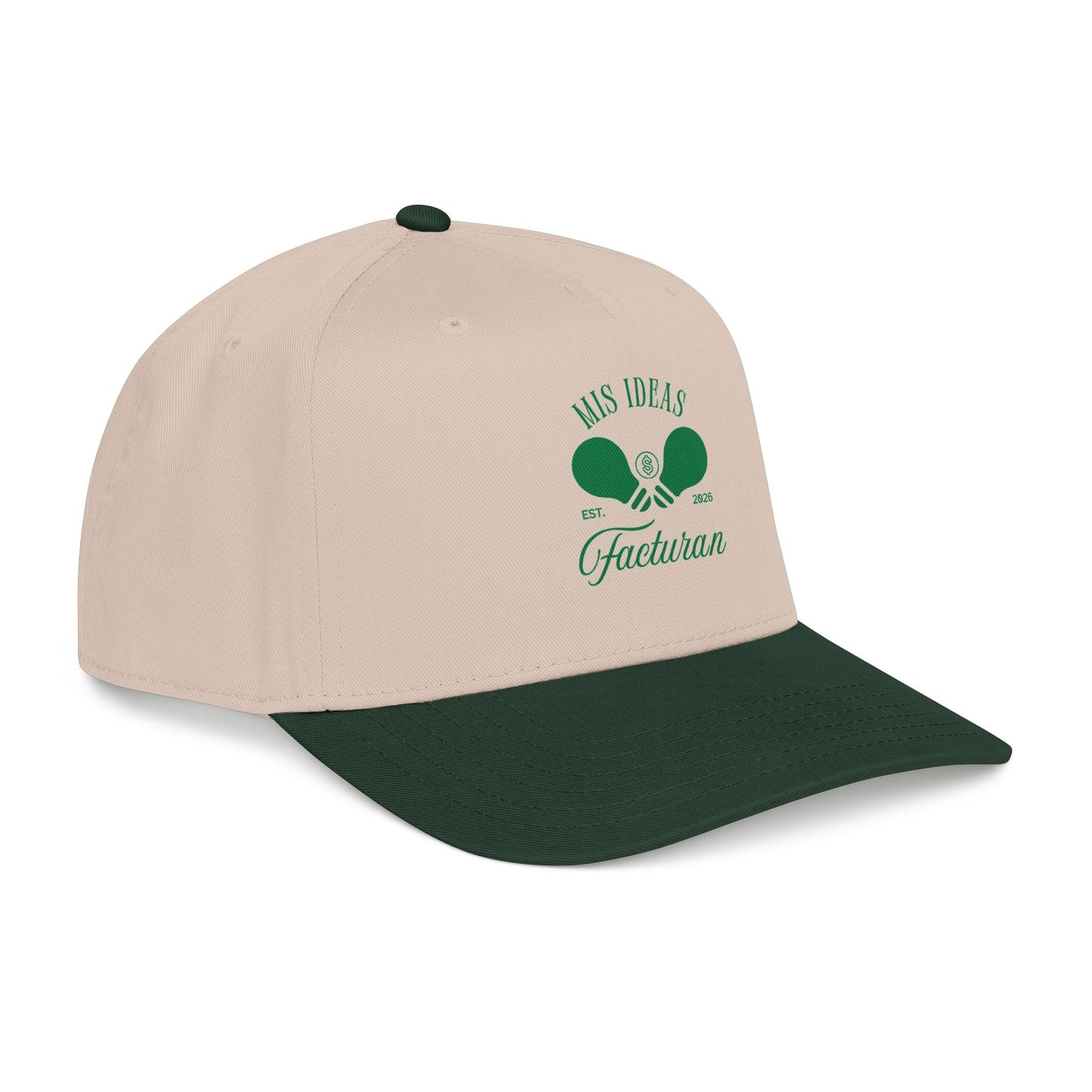 Mis Ideas Facturan | Country Club Cap - Khaki & Green