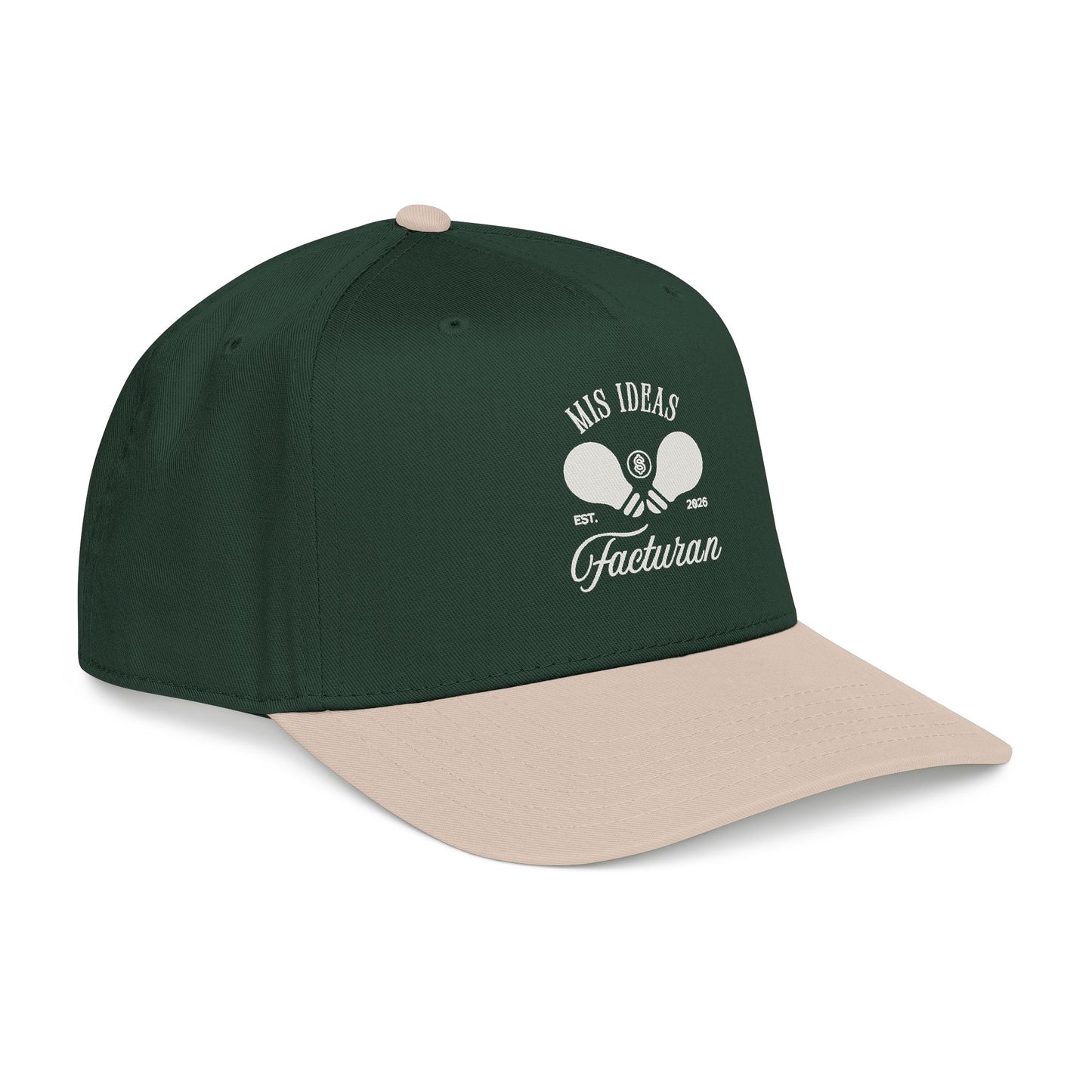 Mis Ideas Facturan | Country Club Cap - Green & Khaki